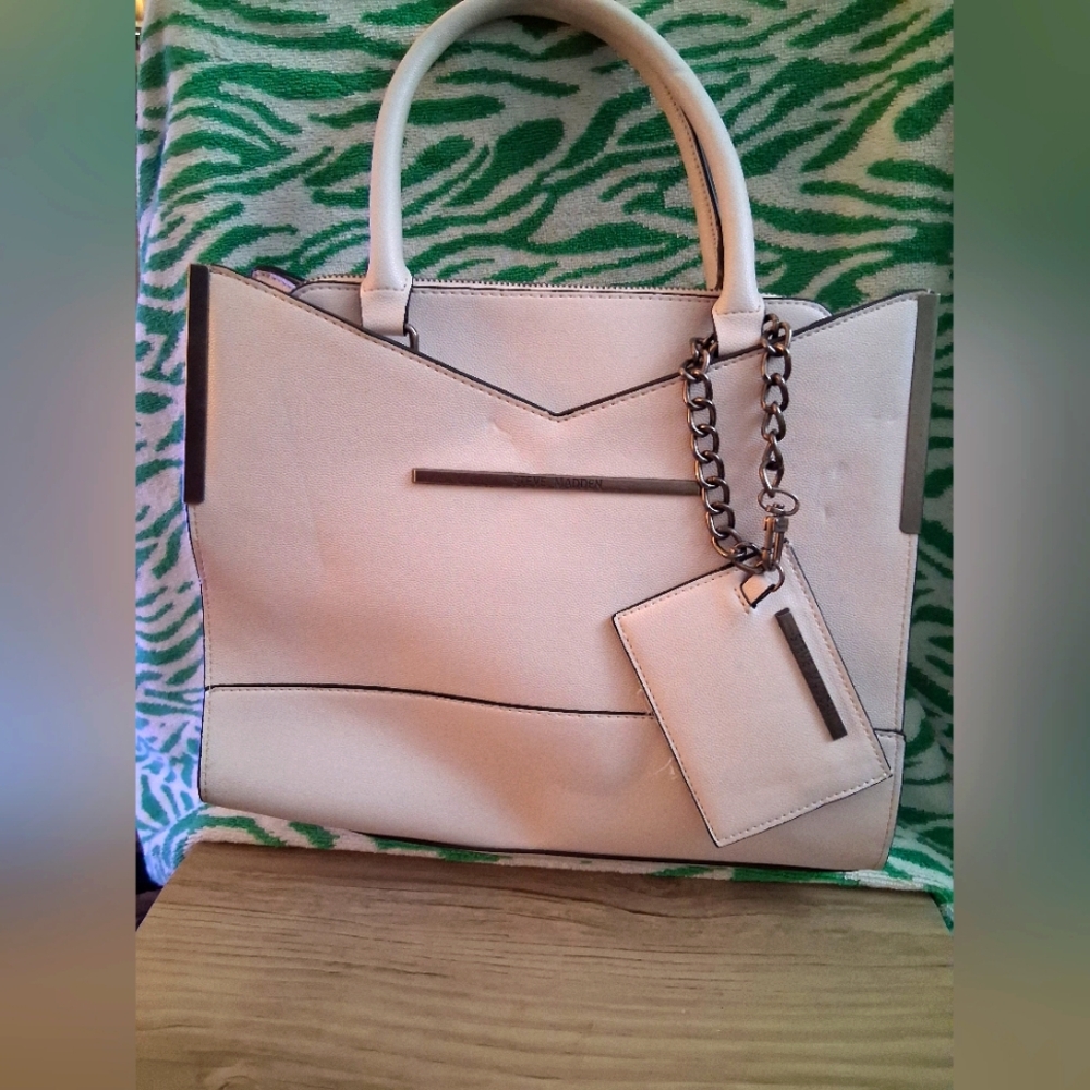Steve Madden Bone Top Handle BAG FAUX LEATHER